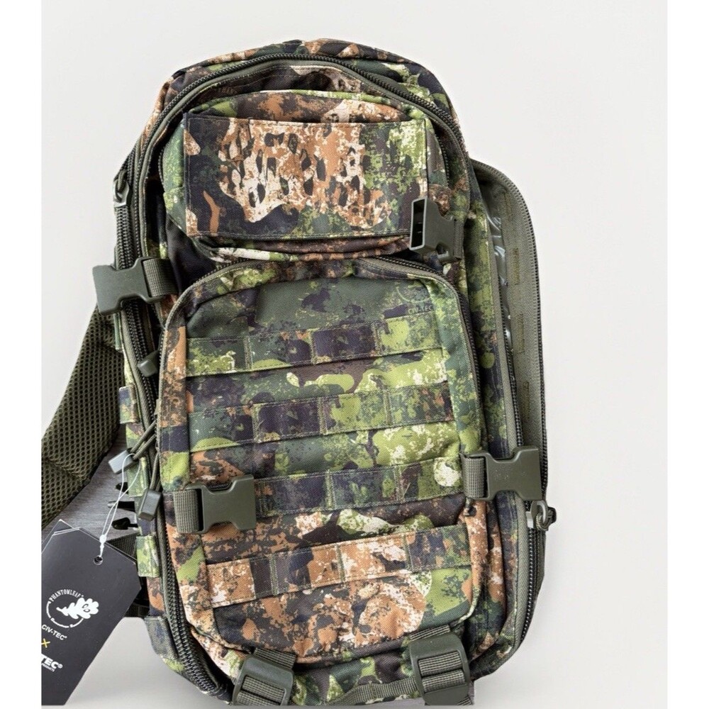 Mil-Tec US Assault Pack Backpack Phantomleaf WASP Small Camo Tactical NWT - Picture 2 of 9